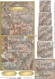 Birthday MUM Set in Stone No-Hole Over the Edge & spiral pyramid