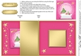 Christmas Tree Snowglobe No-Hole Fold Back Card
