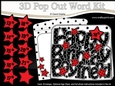 3D Happy Birthday BOYFRIEND Stars with Ages 13 to 21 Pop Out Word Card kIT