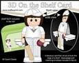 3D On the Shelf Card Kit - Little Cricketer Meredith