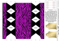 Zebra Animal Print Cracker Shaped Treat or Favour Box