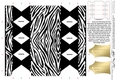 Zebra Animal Print Cracker Shaped Treat or Favour Box