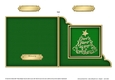 Merry Christmas Tree Cut and Fold Corner Card