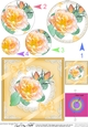 Rose and Lace Circle Pyramage Topper