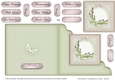 Pretty Bluebells Cut and Fold Card Corner Card