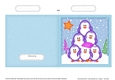 Cute Christmas Penguin Tree Felties Cut and Fold Card