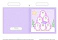Cute Christmas Penguin Tree Felties Cut and Fold Card