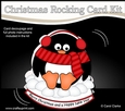 3D Shaped Rocking Christmas Card Mini Kit - Pip Penguin