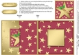 Christmas Stars No-Hole Fold Back Card
