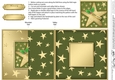 Christmas Stars No-Hole Fold Back Card