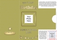 Add a Photo DL Card - HAPPY BIRTHDAY with easy fold frame