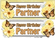 Large DL Happy Birthday PARTNER Floral Butterflies 3D decoupage