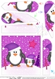 Christmas Penguin Felties Fan Pyramage Topper