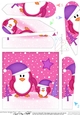 Christmas Penguin Felties Fan Pyramage Topper