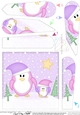 Christmas Penguin Felties Fan Pyramage Topper
