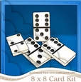 8 x 8 Dominoes Kit with Scalloped Corners