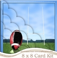 8 x 8 Rugby Kit with Scalloped Corners