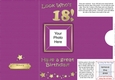 Add a Photo 18th Birthday Card with easy fold frame