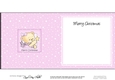 Cute Hunney Bear Rosie has a Christmas Star square landscape insert
