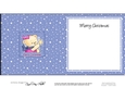 Cute Hunney Bear Rosie has a Christmas Star square landscape insert