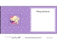 Cute Hunney Bear Rosie has a Christmas Star square landscape insert