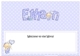 Large DL Welcome to the World ETHAN insert