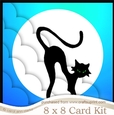 8 x 8 A Haunting we will Go Halloween Mini Kit with Scalloped Corners
