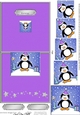 Cute Christmas Penguin No-Hole Over the Edge & Spiral Pyramid