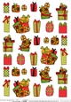 Christmas Presents 3D decoupage sheet