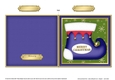 Cute Christmas Stocking Quick Cut and Fold Card  