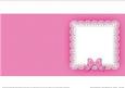 Square Pearls and Lace Card Front or Insert
