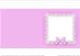 Square Pearls and Lace Card Front or Insert