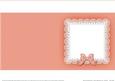 Square Pearls and Lace Card Front or Insert