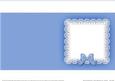 Square Pearls and Lace Card Front or Insert