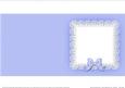 Square Pearls and Lace Card Front or Insert