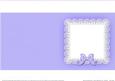Square Pearls and Lace Card Front or Insert