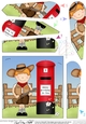 Boyz Cowboy Zeb & Postbox Fan Pyramage Topper