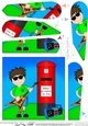 Boyz Rockstar Jaz & Postbox Fan Pyramage Topper