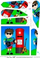 Boyz Rockstar Jaz & Postbox Fan Pyramage Topper