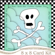 8 x 8 Skull & Crossbones Kit with Scalloped Corners