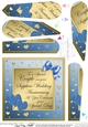 With Love on your Sapphire Wedding Anniversary Fan Pyramage