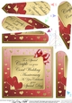 With Love on your Coral Wedding Anniversary Fan Pyramage