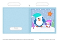 Cute Christmas Penguin Felties Cut and Fold Card 