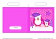 Cute Christmas Penguin Felties Cut and Fold Card 