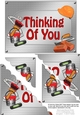 5x7 Handyman Tools THINKING OF YOU Scallop Corner