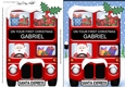 A5 Christmas Santa Express On your First Christmas GABRIEL 3D decoupage 