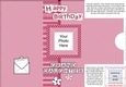 Add a Photo Birthday Granddaughter with easy fold frame