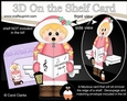 3D Christmas On the Shelf Card Kit - Cute Christmas Eskimo is Carol Singing