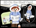 3D Christmas On the Shelf Card Kit - Cute Christmas Eskimo is Carol Singing