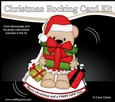 3D Shaped Rocking Christmas Card Mini Kit - Livvy Bear has lots of Presents